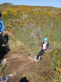 Pamela Birnie -
<br />Abseil for Age Concern -
<br />02/04/11